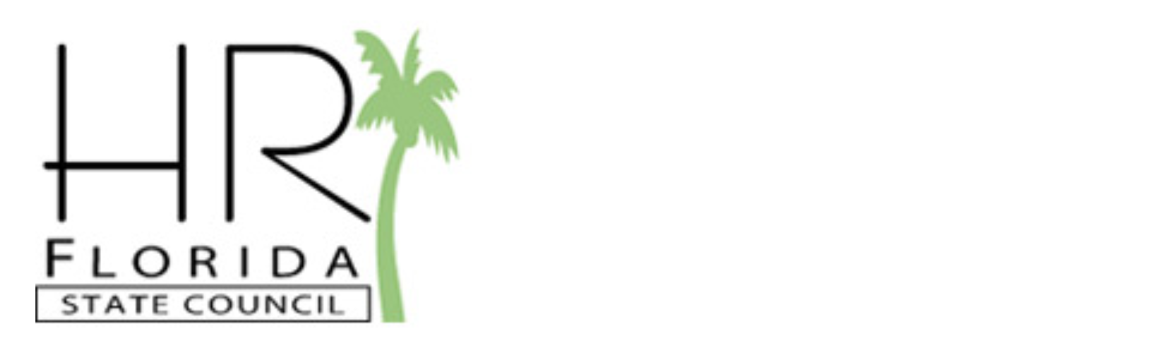 Logo of HR Florida State Council features bold letters 'HR' alongside a green palm tree. 'Florida State Council' is written beneath.